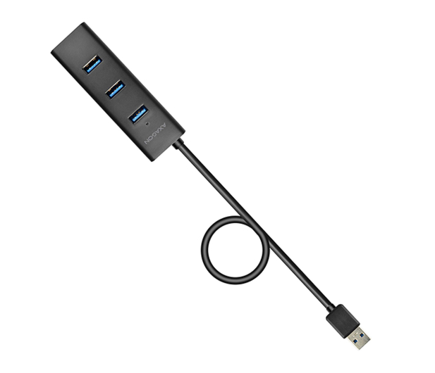 Axagon HUE-S2BP, 4x USB 5Gbps CHARGING hub, kabel USB-A 120cm, AC - 1353432 - zdjęcie 3